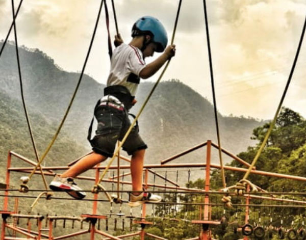 Rope Activity in Rishikesh